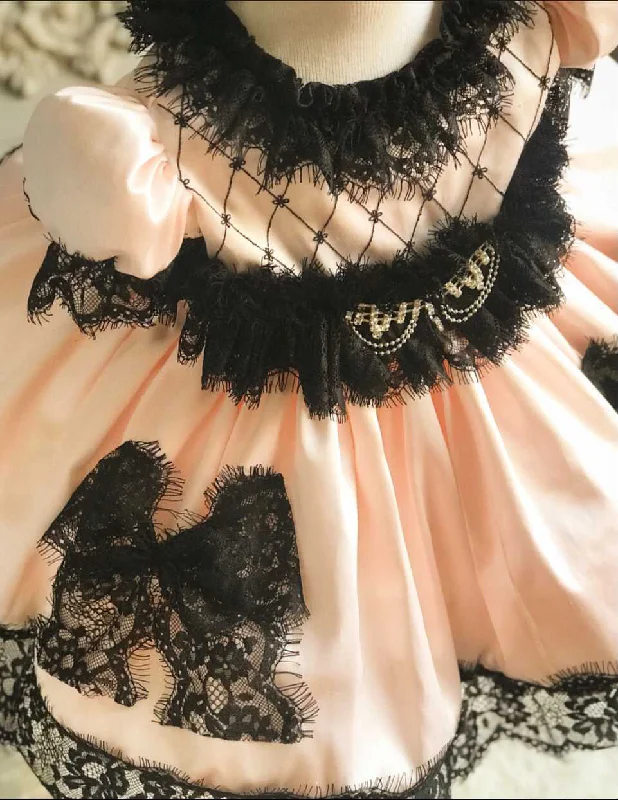 Major Savings playful dressPink Satin Couture Dress