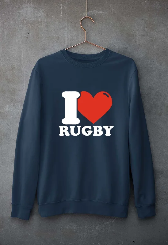 Price Cut smooth fit athletic sweatshirtI Love Rugby Unisex Sweatshirt for Men/Women Price Cut smooth fit athletic sweatshirtI Love Rugby Unisex Sweatshirt for Men/Women