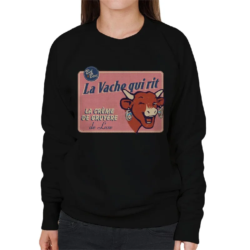 Crazy Savings lightweight fitness hoodieThe Laughing Cow La Creme De Gruyere De Luxe Women's Sweatshirt Crazy Savings lightweight fitness hoodieThe Laughing Cow La Creme De Gruyere De Luxe Women's Sweatshirt