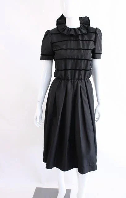 Vintage 80's NIPON BOUTIQUE Ruffle Dress