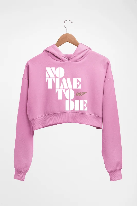Savings Galore warm hoodieNo Time To Die James Bond 007 Crop HOODIE FOR WOMEN