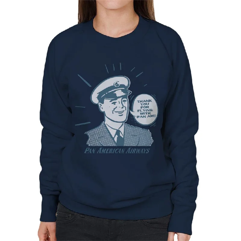 Discount Days warm athletic hoodiePan Am Thank You For Flying With Pan Am Women's Sweatshirt