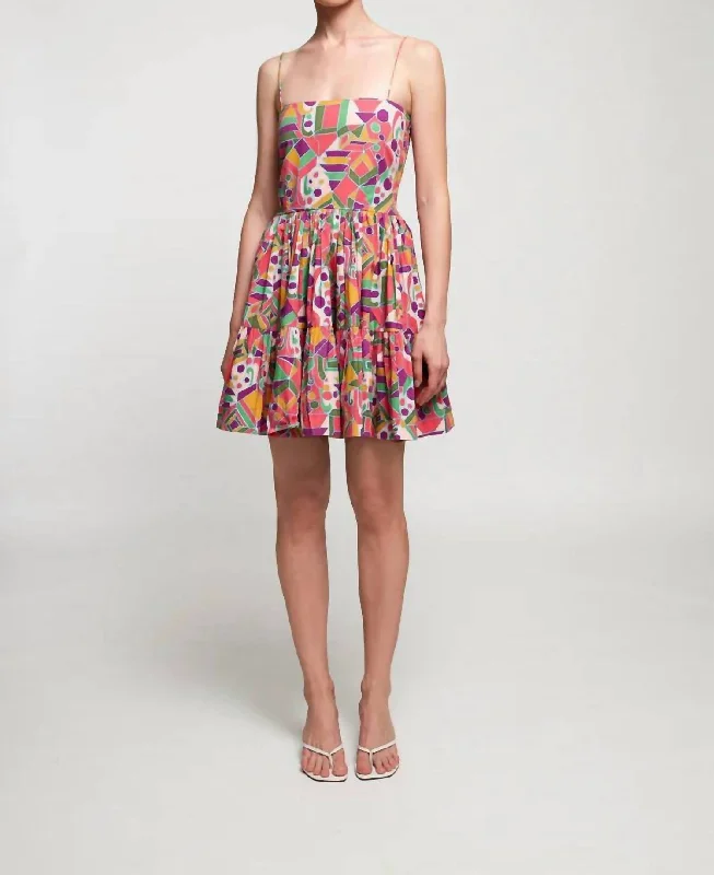 Best Seller satin midi dressTiered Mini Dress In Miro