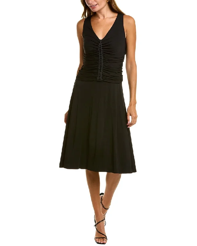 Donna Karan Braided Midi Dress