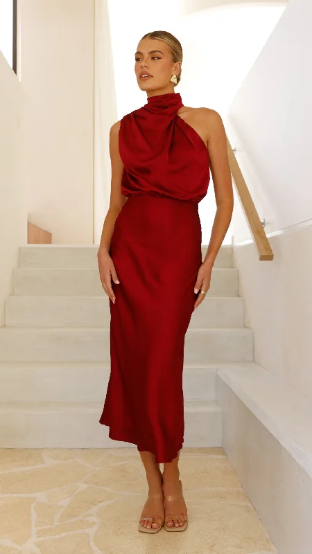 Flash Sale Esther Maxi Dress - Wine