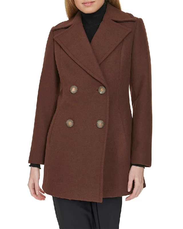 Special Buy urban coatCole Haan Fine Wool-Blend Twill Peacoat