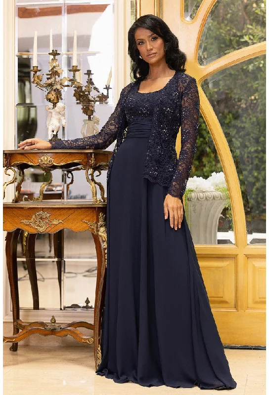 Bargain Bin satin midi dressTerani Couture 242M3410 Navy 18 Sale