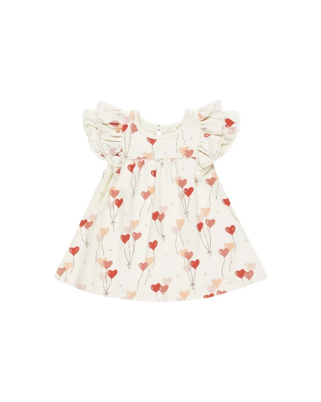 Heart Balloon Flutter Dress