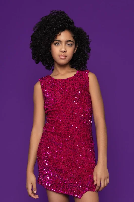 Exclusive Deal chic wrap dressBerry Dress