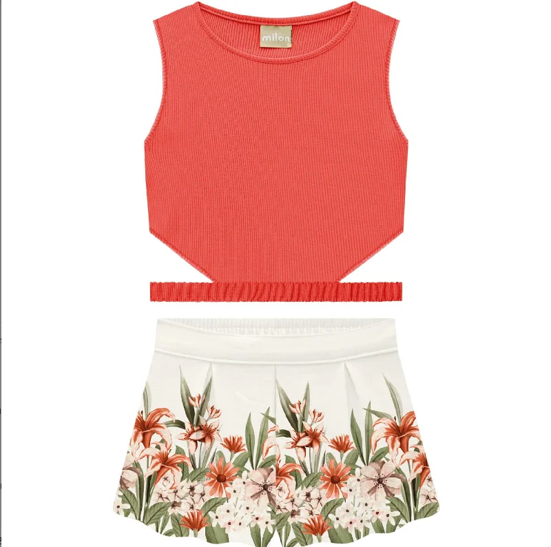 Limited Time Offer knit dressOrange Sunset Short Set