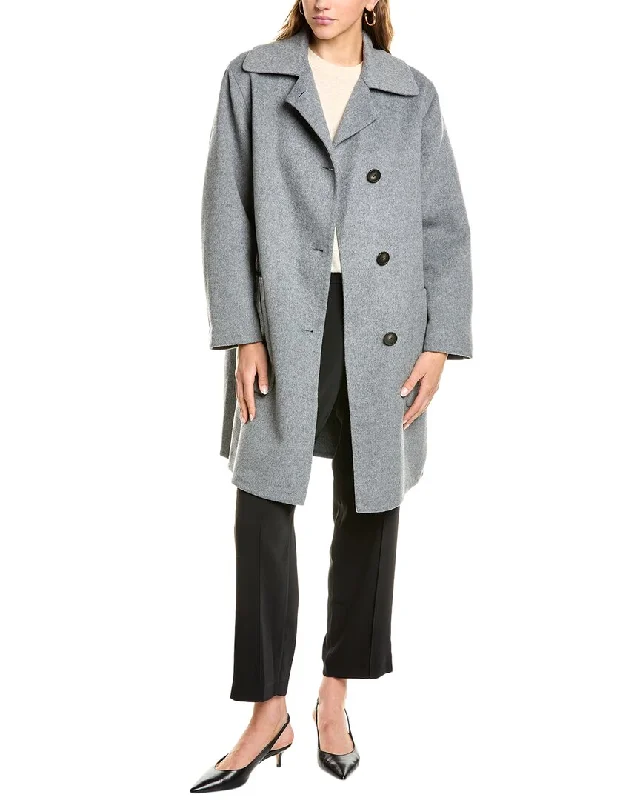 Quick Sale fitted coatVince Wool-Blend Car Coat