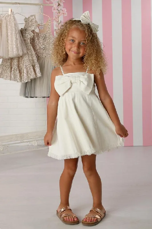 Deal of the Week comfy dressWhite Denim Remi Dress