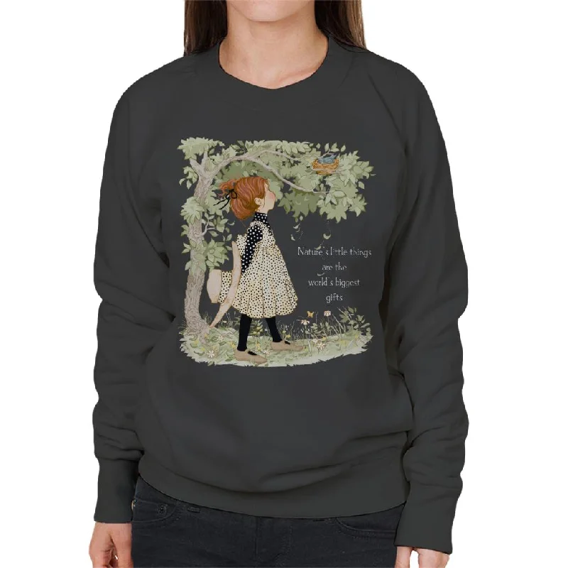 Shop and Save lightweight workout sweatshirtHolly Hobbie Classic Natures Little Things Light Text Women's Sweatshirt Shop and Save lightweight workout sweatshirtHolly Hobbie Classic Natures Little Things Light Text Women's Sweatshirt