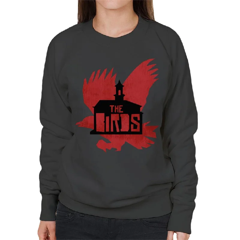 The Birds Schoolhouse Silhouettes Women's Sweatshirt