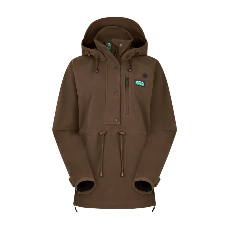 Hot Deal tailored coatRidgeline Monsoon II Ladies Waterproof Smock - Bark