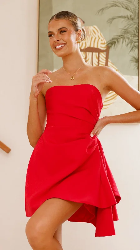 Hot Deal Hanae Mini Dress - Red