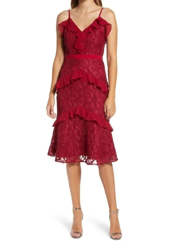 Buy Now modern dressEnslie Dress In Cherry