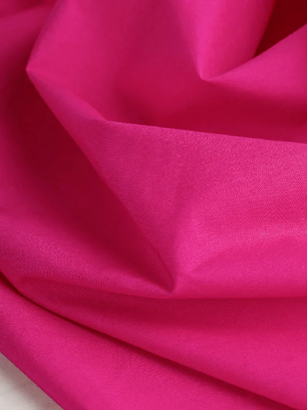 Signature Crisp Cotton Poplin - Magenta