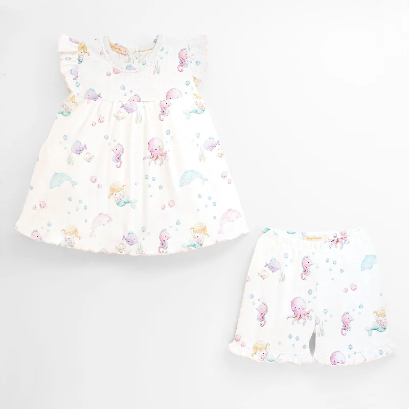 Extra Savings one-shoulder dressUnder the Sea Short Set