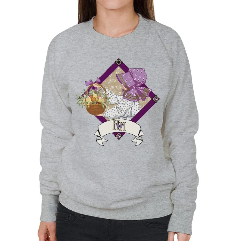 Price Cut fitness lifestyle hoodieHolly Hobbie Classic With A Basket Of Fruit And Flowers Women's Sweatshirt Price Cut fitness lifestyle hoodieHolly Hobbie Classic With A Basket Of Fruit And Flowers Women's Sweatshirt