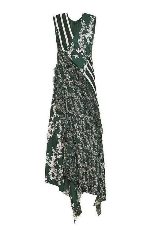 Today’s Special wool dressFloral Blooms Asymmetrical Dress