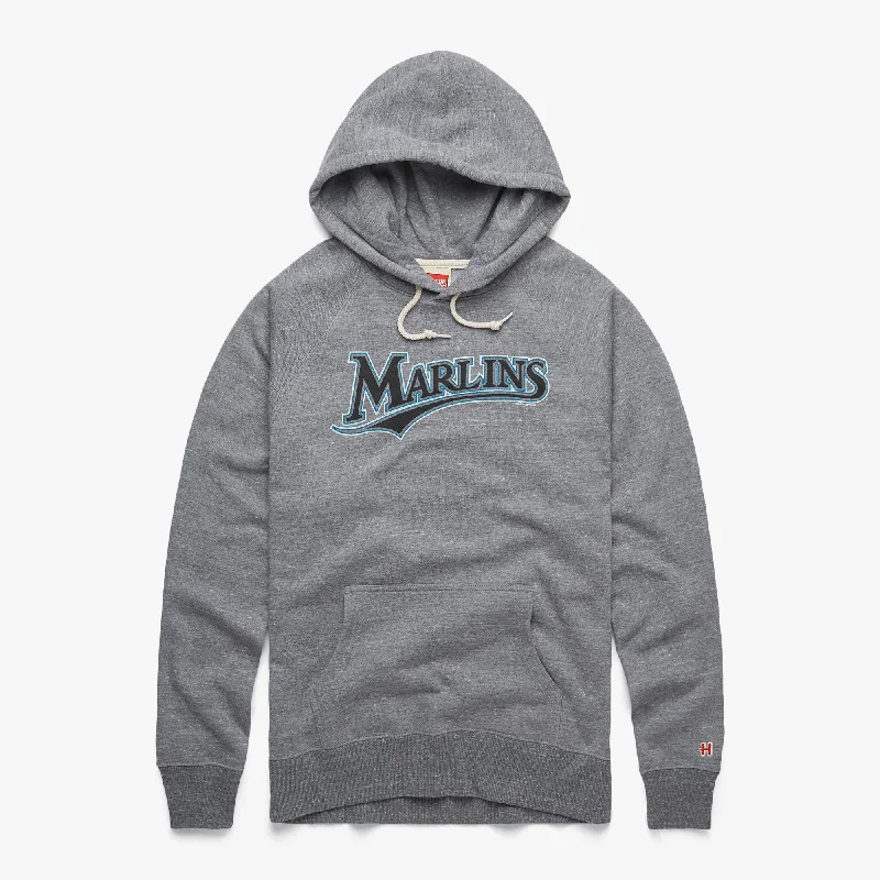 Seasonal Sale Florida Marlins Wordmark '93 Hoodie
