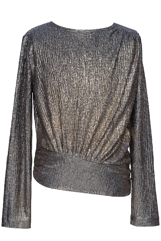 Exclusive Online Offer summer floral dressLong Sleeve Shimmer Top