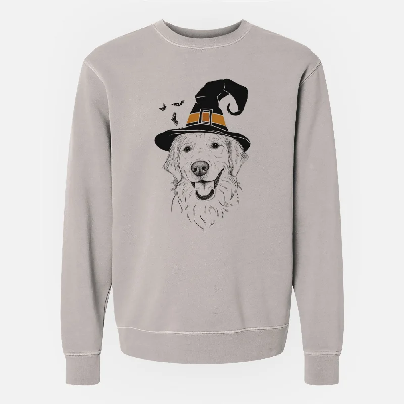 Price Smash versatile gym hoodieWitch Maple the Golden Retriever - Unisex Pigment Dyed Crew Sweatshirt Price Smash versatile gym hoodieWitch Maple the Golden Retriever - Unisex Pigment Dyed Crew Sweatshirt