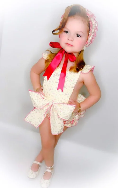 Deal Mania draped dressThe Sunny Romper and Bonnet