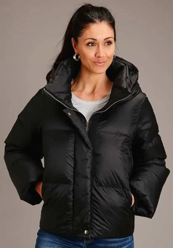 Steals and Deals wool coatRoper Crushable Parachute Jacket (Black) - Women's Puffer Jacket