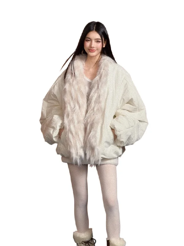 Act Fast tailored coatOversized Loose Cotton Jacket