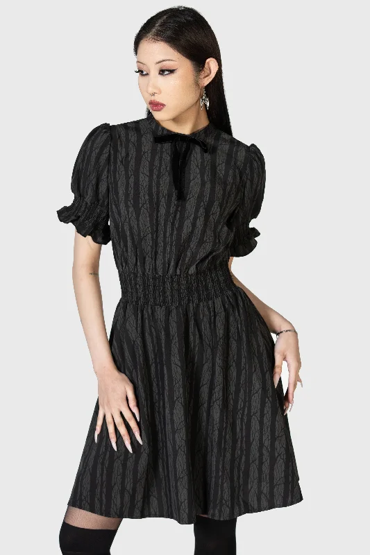 Special Discount Eerie Pines Mini Dress - Resurrect
