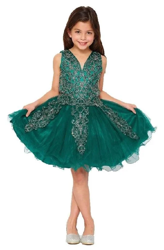 Today’s Special structured dressShort Sleeveless Flower Girl Dress