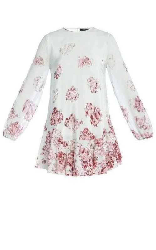 Limited Time velvet dressBailee Long Sleeve Flounce Hem Dress