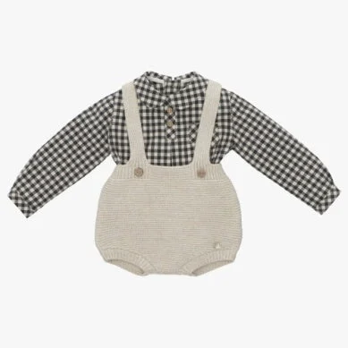 Get It Before It’s Gone v-neck dressCheckered Bubble Romper