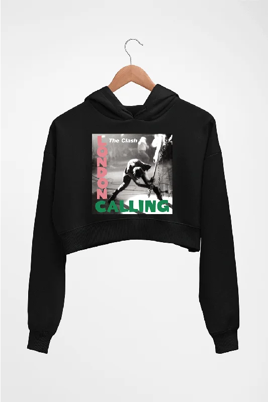 London Calling Crop HOODIE FOR WOMEN