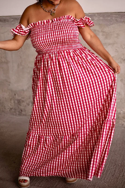 Special Promotion Charlotte Maxi Dress - Red