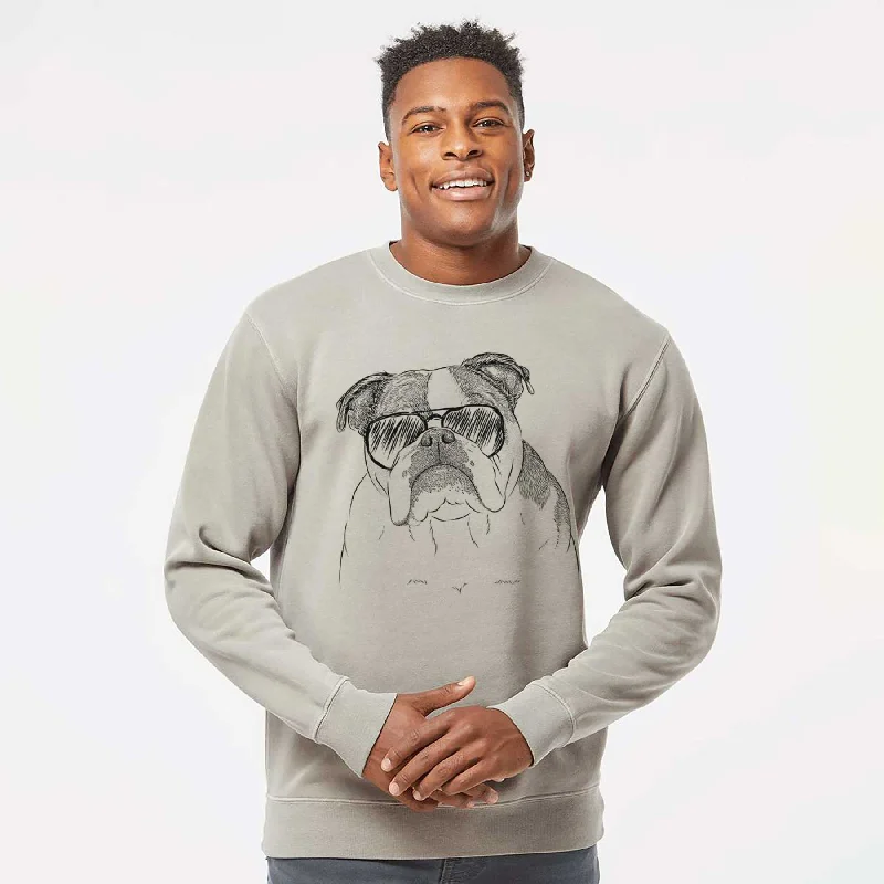 The Best Prices workout-ready hoodieAviator Jack the English Bulldog - Unisex Pigment Dyed Crew Sweatshirt The Best Prices workout-ready hoodieAviator Jack the English Bulldog - Unisex Pigment Dyed Crew Sweatshirt