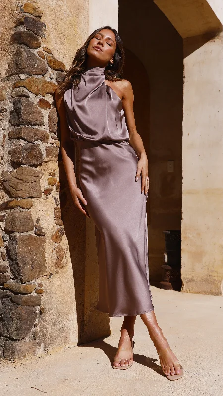 Daily Deals Esther Maxi Dress - Mushroom