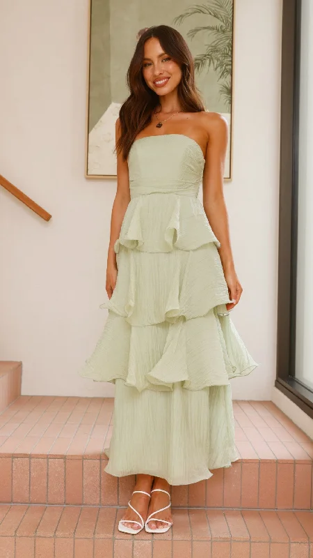 Deal Dash Lanica Maxi Dress - Sage