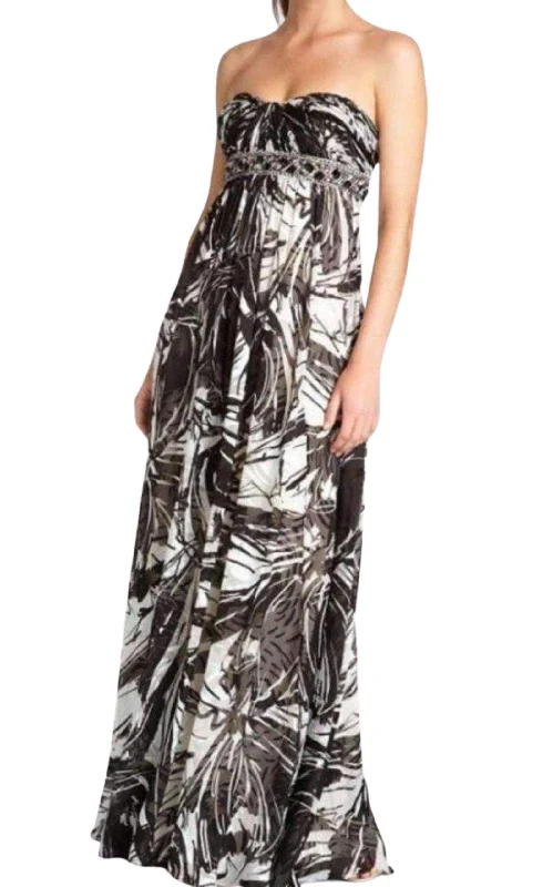 Year-End Sale knit dressRhinestone Embellished Full Length Gown