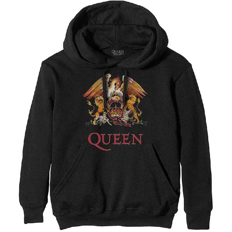 Value Deals graphic hooded sweatshirtQUEEN UNISEX PULLOVER HOODIE: CLASSIC CREST QUHD03MB02 MEDIUM Value Deals graphic hooded sweatshirtQUEEN UNISEX PULLOVER HOODIE: CLASSIC CREST QUHD03MB02 MEDIUM