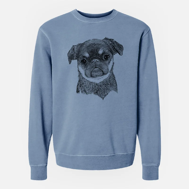 Markdown Madness pullover workout hoodieBare Simone the Brussels Griffon - Unisex Pigment Dyed Crew Sweatshirt Markdown Madness pullover workout hoodieBare Simone the Brussels Griffon - Unisex Pigment Dyed Crew Sweatshirt