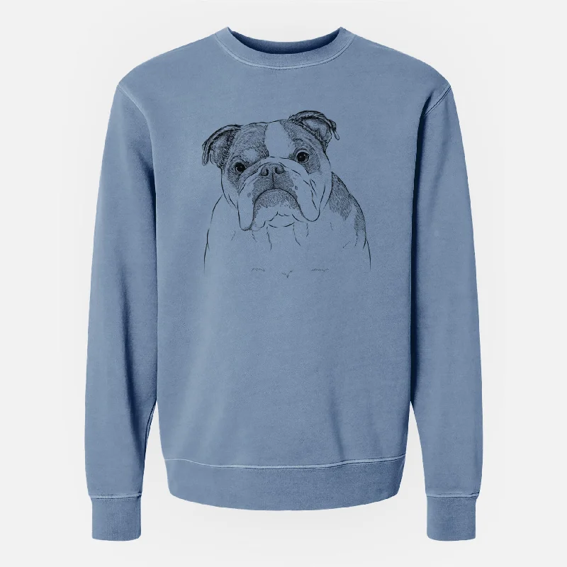 Year-End Sale performance hoodie for gymBare Jack the English Bulldog - Unisex Pigment Dyed Crew Sweatshirt Year-End Sale performance hoodie for gymBare Jack the English Bulldog - Unisex Pigment Dyed Crew Sweatshirt