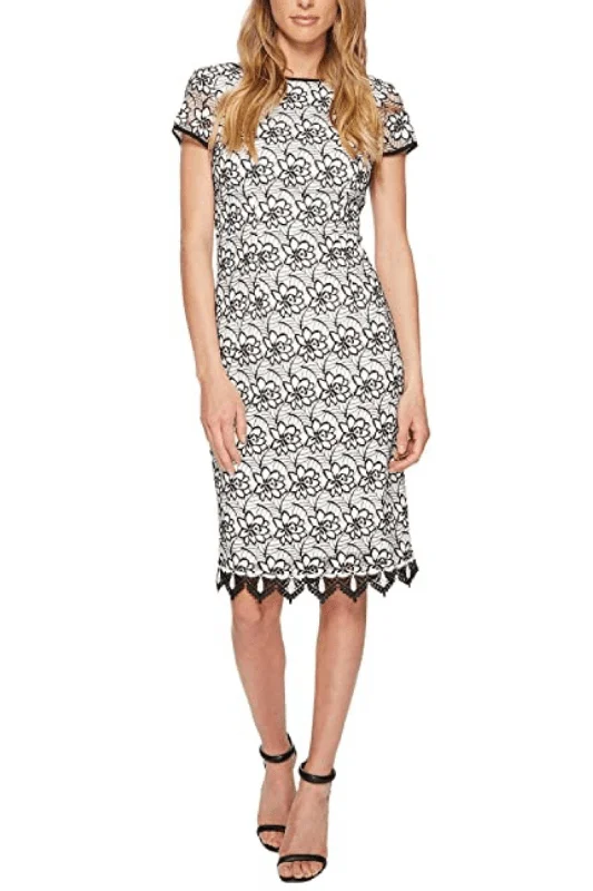 Last Chance ruched dressAdrianna Papell AP1D101946 Short Cocktail Lace Dress
