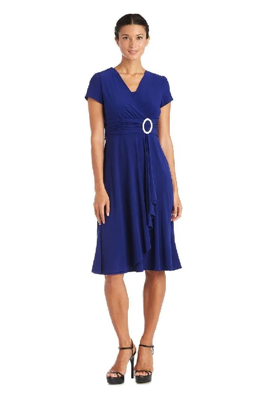 Bargain Prices classic fit-and-flare dressR&M Richards 1149 Short Plus Size Dress Sale