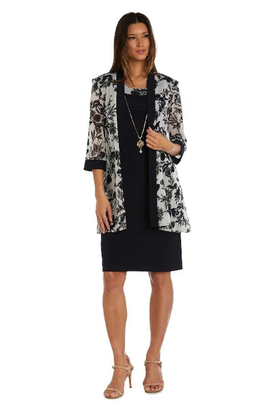 Savings Spectacular trendy bodycon dressR&M Richards 9616P Short Petite Piece Jacket Dress