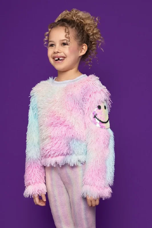 Super Sale ruched dressTie Dye Shag Sweater