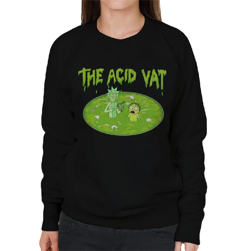 Rick and Morty The Acid Vat Women's Sweatshirt