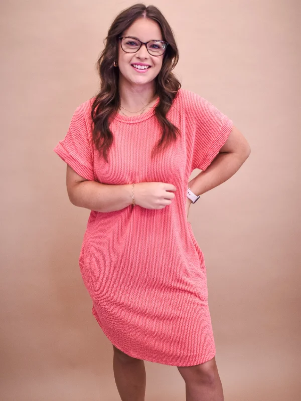 Best Seller Chances Are Ribbed Mini Dress